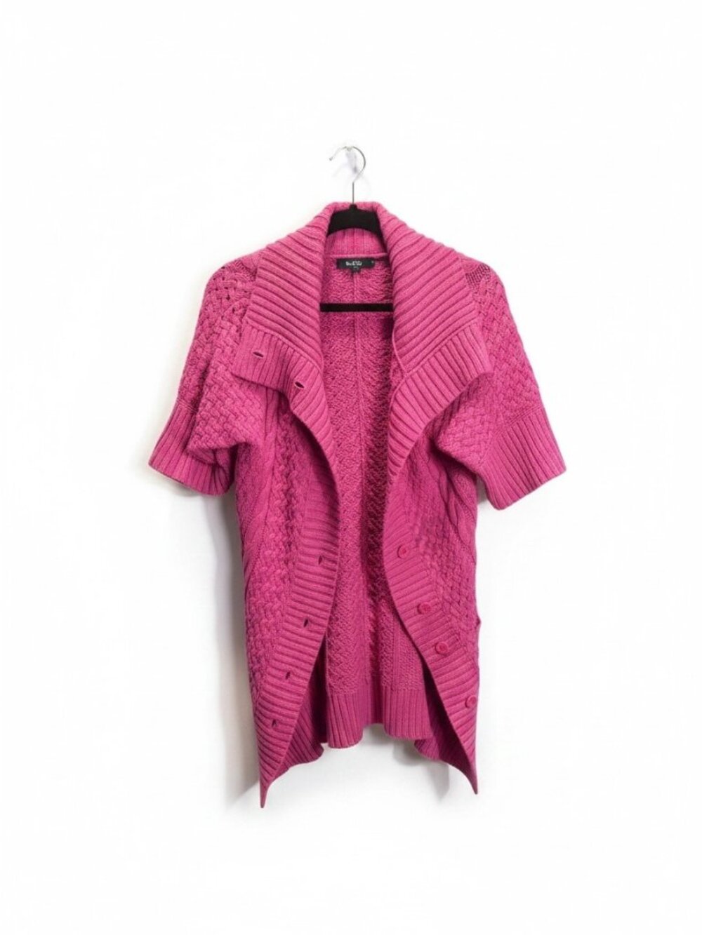 Jones New York Sport Chunky Knit Open-Front Cardigan – Size S
